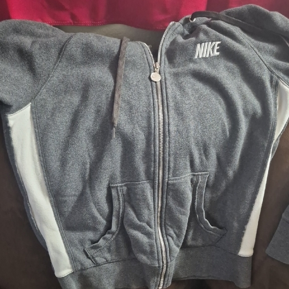 Nike Women's Gray and White Utility Jacket - Picture 1 of 4